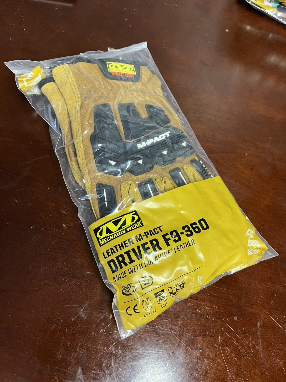 Mechanix Gloves Driver F9-360 Insulated Impact Gloves Durahide XL