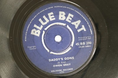7'' OWEN GRAY, BUSTER'S  Daddy's Gone / Johnn 45BB290 BLUE BEAT UK