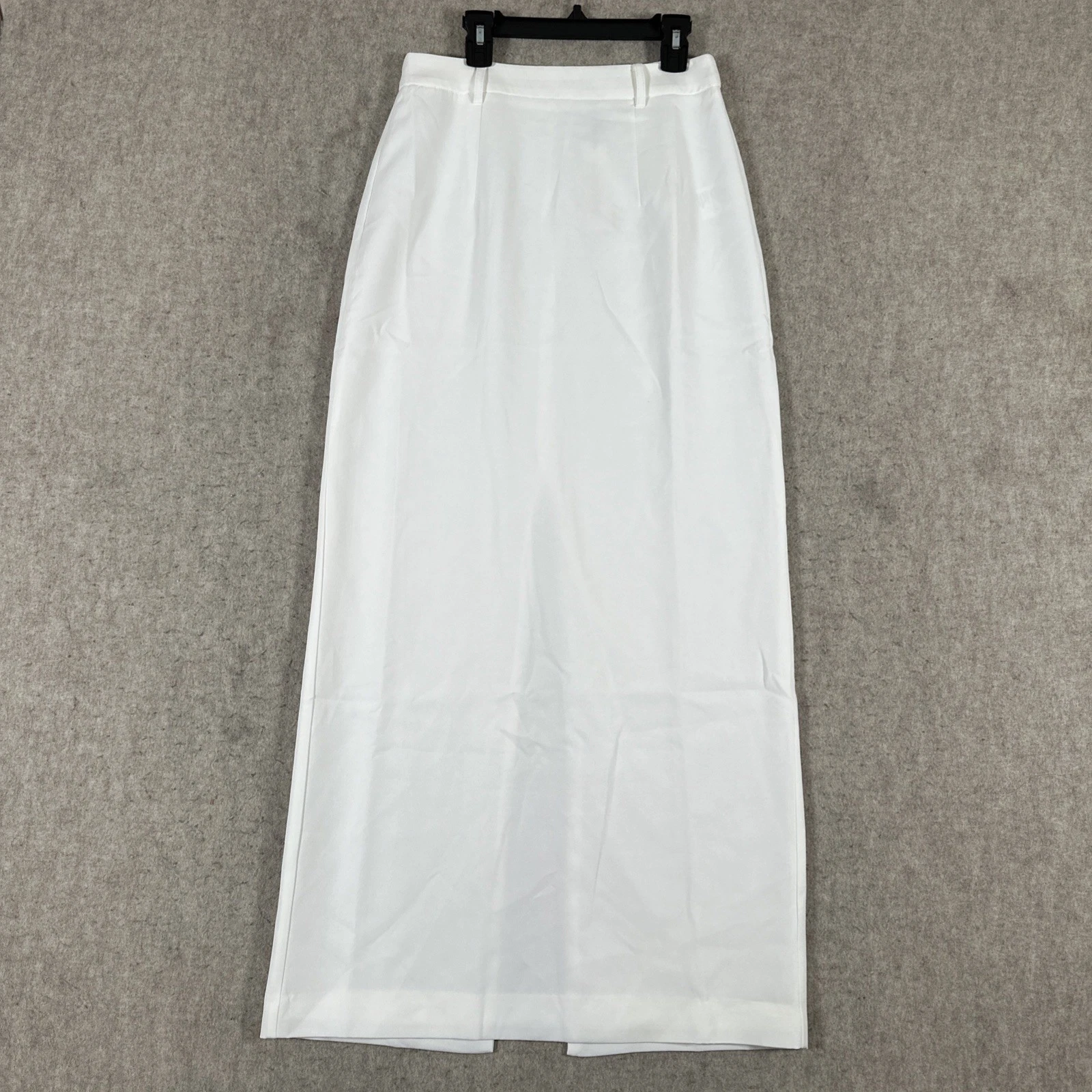 Commense Split Maxi Skirt Chic Size Small Cream/Ivory