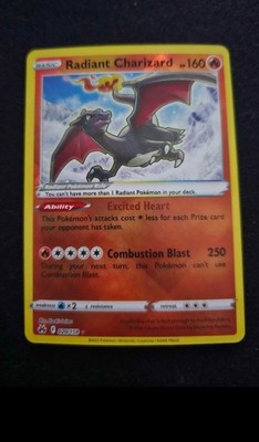 Pokemon TCG Radiant Charizard 020/159 Crown Zenith Reverse Holo Card