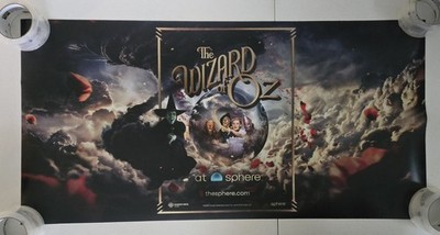 NEW Las Vegas Sphere Wizard of Oz Poster - Bad Witch VIP Package 38''x19''