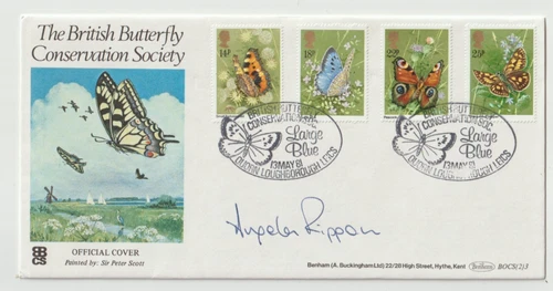 13/5/1981 UK GB FDC - Butterflies - Benham BOCS(2)3 - Quorn Special Postmark