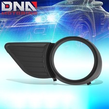 For 2011-2013 Toyota Sienna Oe Style Smooth Black Fog Light Bezel Driver Left