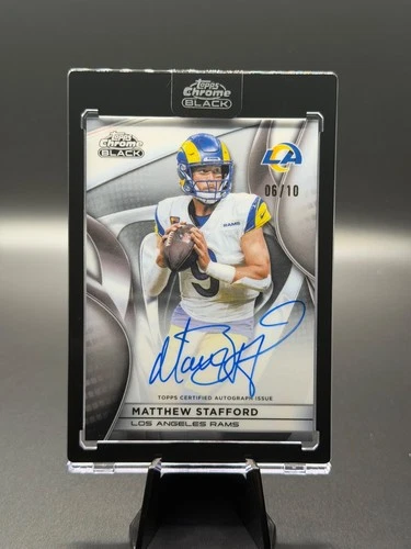 2025 Topps Chrome Matthew Stafford Chrome Autographs (RAW)