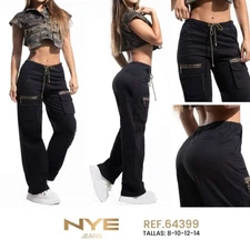 NYE SET TOP PANTS COLOMBIANOS COLOMBIAN PUSH UP LEVANTA COLA BUTT LIFT SIZE 5