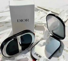 Dior New CD Logo Makeup Mirror with Phone Holder Stand Dual Mirror 3M