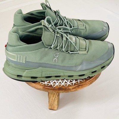 ON Cloudnova Sensa Fern Green Men s Size 10.5 Athletic Running Shoes