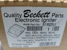 Beckett 51825U Electronic Igniter 120V 6kV For Wayne M MH Burners NEW