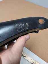Vintage Brooks Colt Leather Cycling Saddle Rare Black