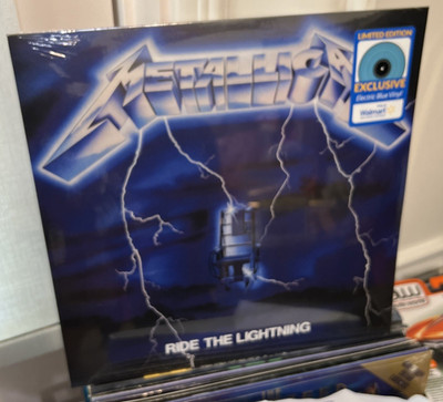METALLICA Ride The Lightning 12'' ELECTRIC BLUE LP Vinyl 2021 EXCLUSIVE sealed