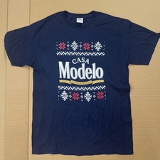 Modelo Especial Christmas T Shirt Festive Size Medium Blue Holiday Feliz Navidad