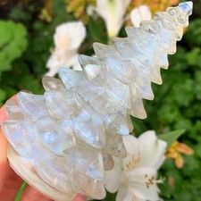 Opalite Crystal Christmas Tree Natural Gemstone Xmas White Decorations Decor UK