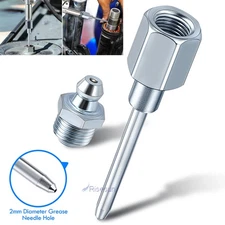 Grease Gun Needle Tip Narrow Grease Needle Nozzle Adapter,Needle Grease Fittings