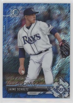 2017 Bowman Chrome Prospects Blue Shimmer Refractor 20/150 Jaime Schultz 0l4h