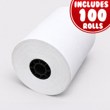 3 1/8" 80mm x 230' BPA Free Thermal POS Paper Rolls - 100 Rolls 2 cases USA