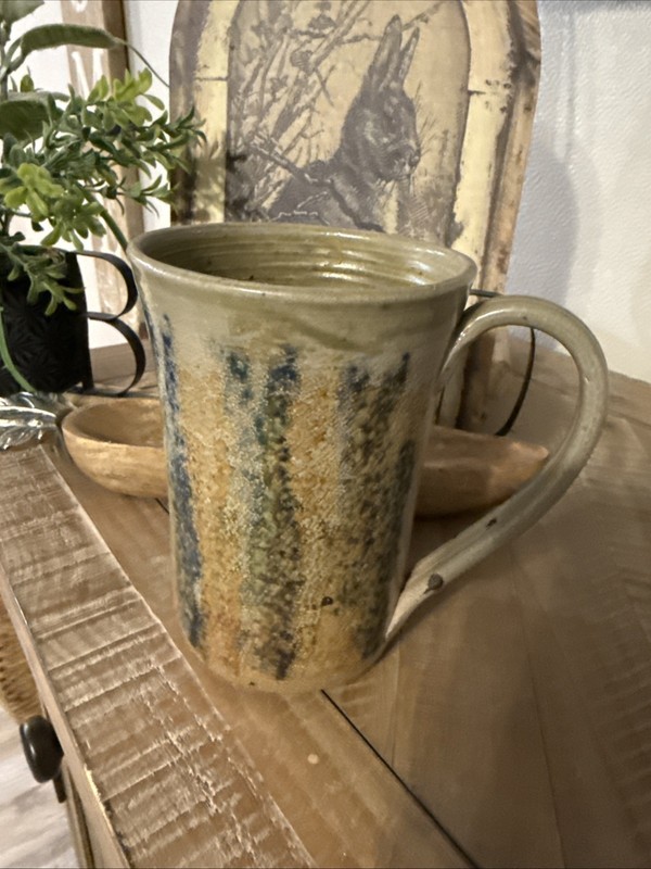 Art Studio Pottery 6 In Mug Signed G. Perkins ‘81