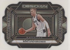 2020 Panini Obsidian Eclipse Electric Etch Orange 15/35 Kristaps Porzingis 7y2