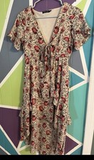 Nasty gal High Low Floral Dress Size 0-4