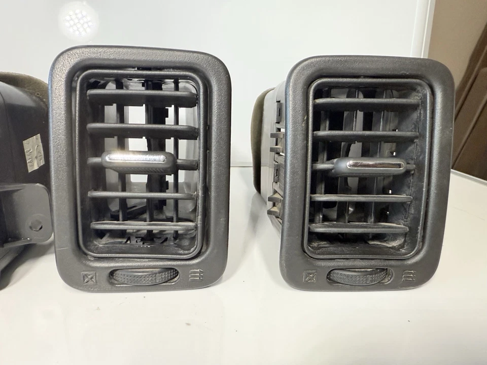 1999-06 CADILLAC ESCALADE ESV PLATINUM DASH CHROME TRIM A/C VENTS AIR SET OEM - Image 4 of 4