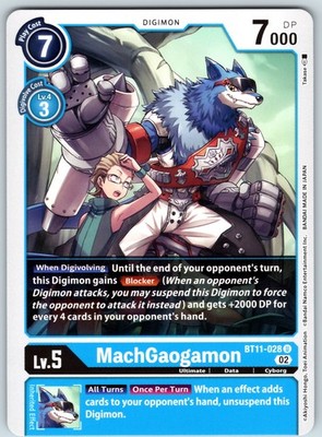 MachGaogamon Uncommon Dimensional Phase Normal BT11-028 U NM