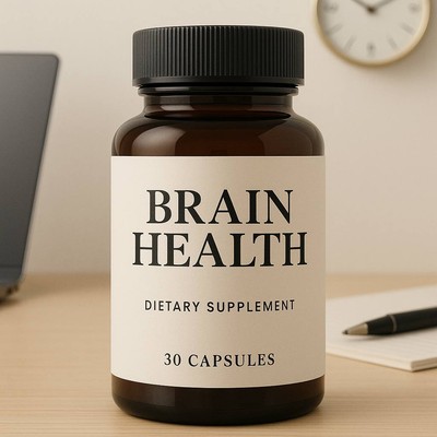 BRAIN HEALTH | Sharp Thinking   Calm Focus   Natural Vitality | 30 Kapseln