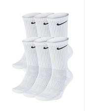 Nike Everyday Socken, 3/6/9/12 Paare, Weiß, Größe L 42-46, M 38-42 Herren