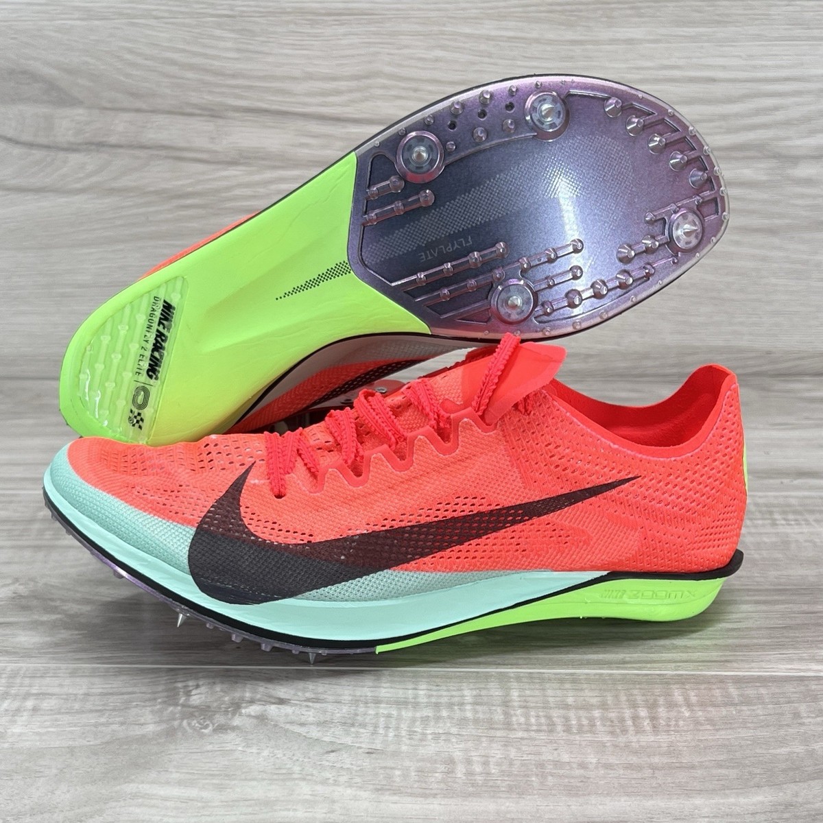 Nike Zoom Dragonfly 2 Elite Bright Crimson Lime Blast Men 6.5