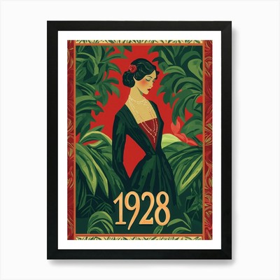 Aihrgdesign A Vintage Literary Post Framed Wall Art Poster Canvas Print Picture
