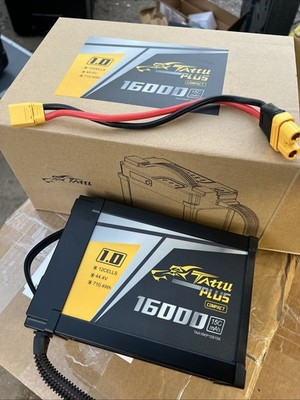 New Tattu Plus 1.0 16000mAh 44.4V 15C 12S Lipo Smart Battery Pack