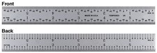 6" 3R Flexible Stainless Steel Satin Finish Machinist Rule