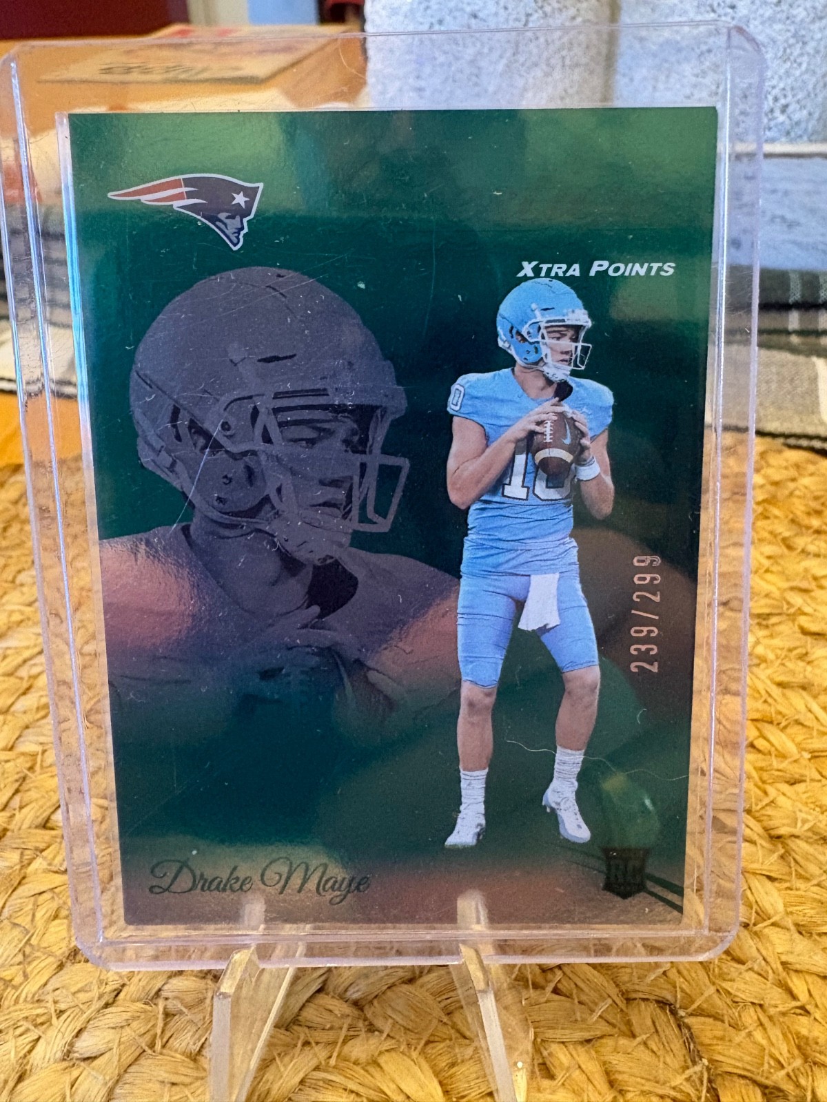 2024 Panini Prestige - Rookie Drake Maye #304 Xtra Points Green /299 NUMBERED!!