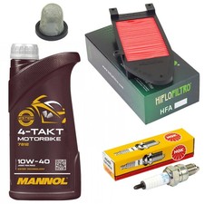 Kit Manutenzione Olio 1L Filtro Olio Filtro Aria Candela per Kymco People 125 DD One 06-25