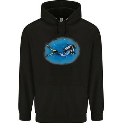 Ozean Scuba Taucher Scuba Diving Herren 80% Baumwolle Hoodie