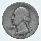 1936-D Washington Quarter Estate Coin Collection *938