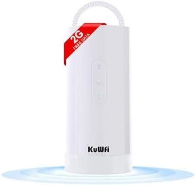 Portable WiFi for Camping Outdoor 4G LTE CAT6 Router Hotspot 10000mAh Battery