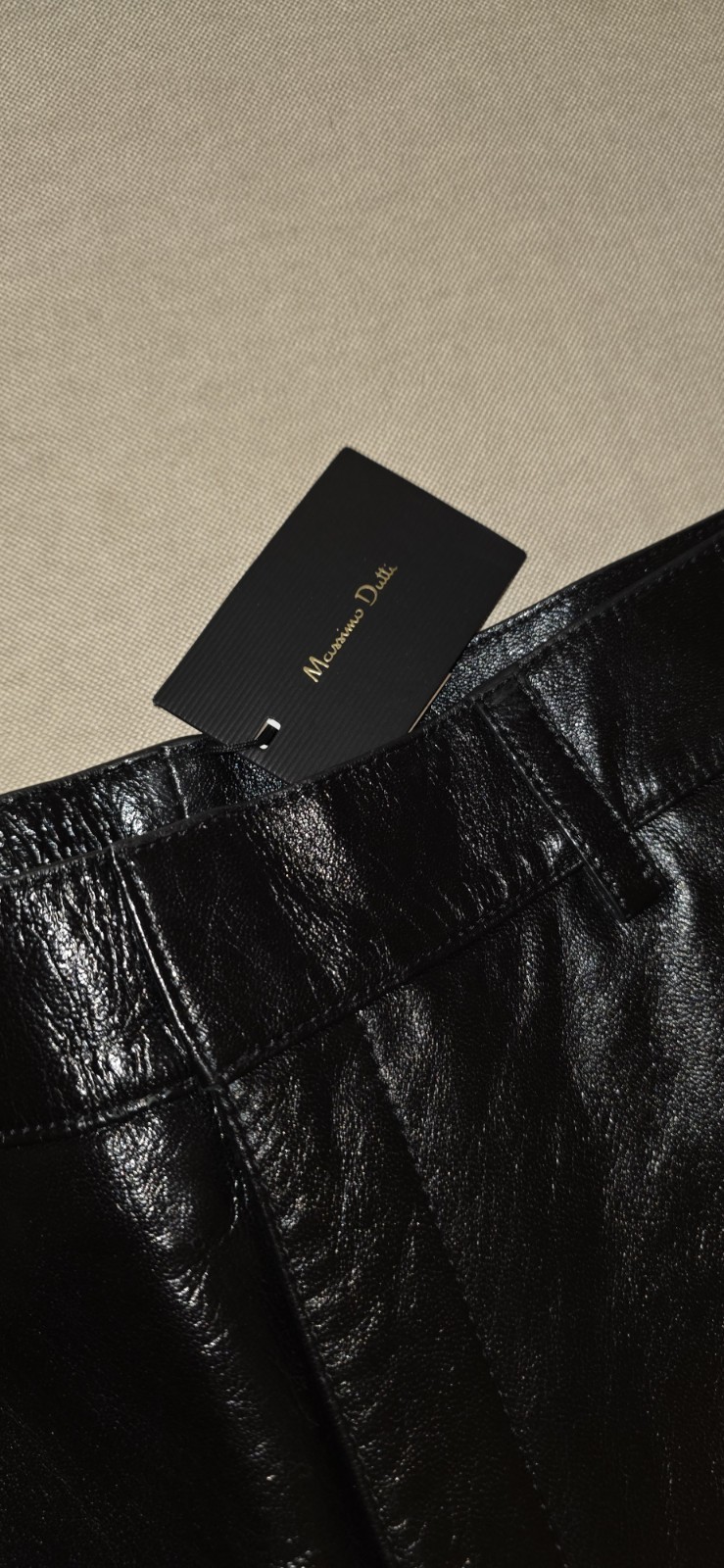 Massimo Dutti Leather Pants thumbnail 5