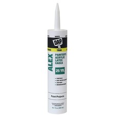 DAP Alex Painter's Acrylic Latex Caulk, White, 10.1 Oz oz., White