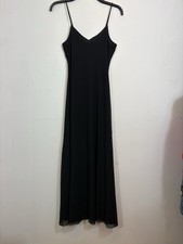 Urban Outfitters Women’s Black Mesh Long Strappy Maxi Dress size M