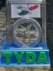 2025 Mexico Libertad 1 Oz Onza  Ley .999 Silver Tribute Round in Custom Slab