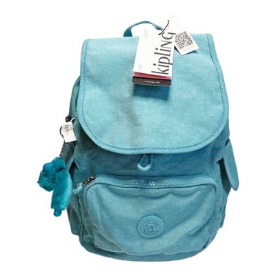 Kipling Women's Blue City Pack Small Backpack Lightweight NWT