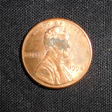 1994 P RB Mis-aligned Die Clash ? Lincoln Cent 1c Error Oddity Coin MDC-1c