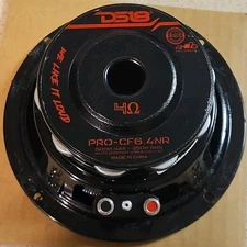 DS18 PRO-CF6.4NR 6.5" Mid-Bass Car Speaker Neodymium Rings Water Resistant