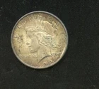 UNITED STATES 1924 PEACE  SILVER DOLLAR UNCIRCULATED WITH BEAUTIFUL TONING
