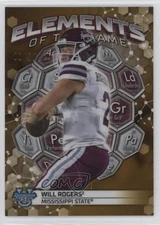 2023 Bowman U Elements of the Game Gold Refractor /50 Will Rogers #ETG-17