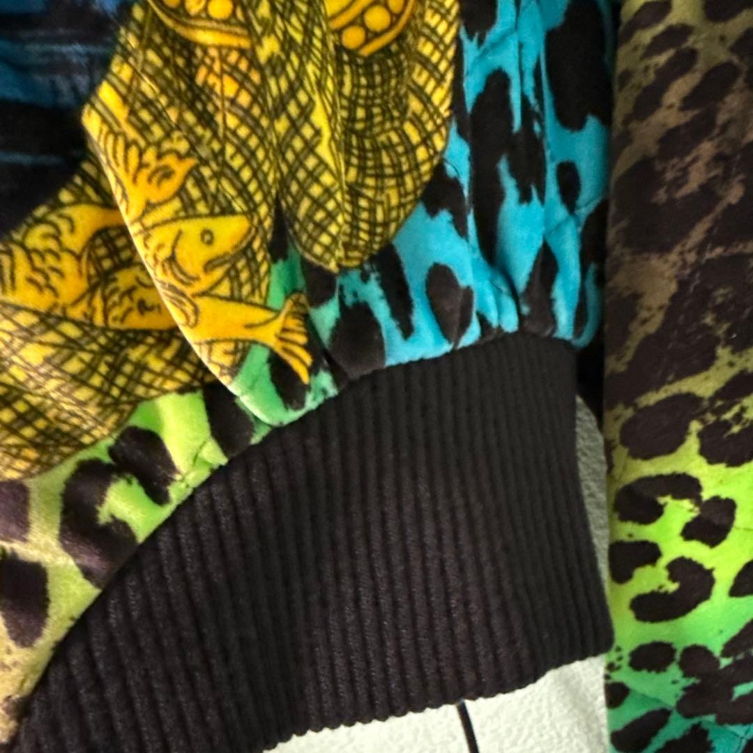 USED H&M VERSACE COLLABORATION BOMBER JACKET QUILTED VERYGOOD thumbnail 6