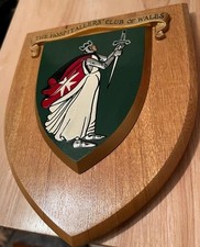The Hospitallers Club of Wales  University School University Crest Shield Plaque