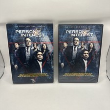 Person of Interest The Fifth and Final Season DVD Set 5 VG with Slip Cover