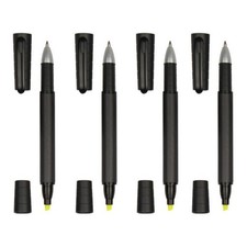 Double Head Marker with Gel Pen Chisel-tip Highlighter Marker for Writing