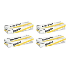 96 Energizer Industrial AAA Alkaline Batteries (EN92, LR03, Triple A)