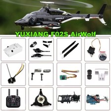 YUXIANG F02S Airwolf RC Elicottero Elica Lama ESC Motore Servo Batteria GPS